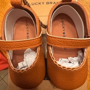 Lucky Brand Tan Baby Walker Shoes